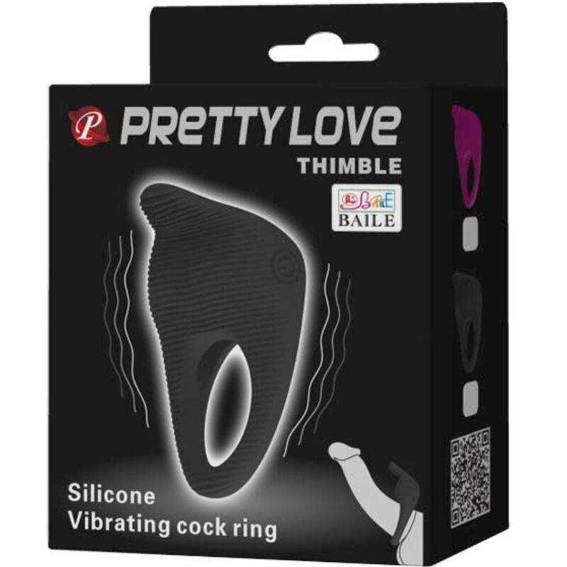 THIMBLE VIBRATOR RING BLACK
