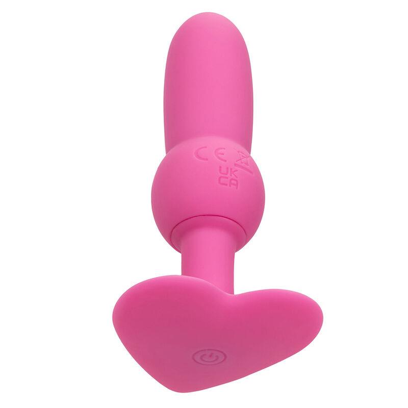 FIRST TIME ANAL PLUG BEADED PROBE 10 VIBRATIONS PINK