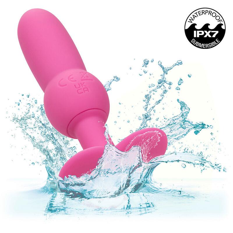 FIRST TIME ANAL PLUG BEADED PROBE 10 VIBRATIONS PINK