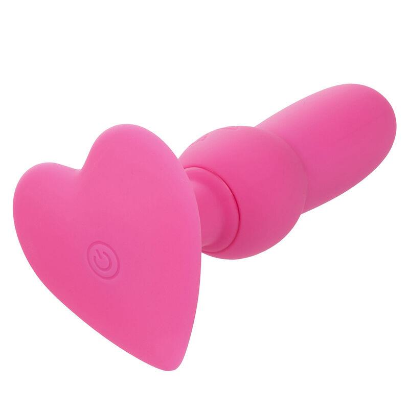 FIRST TIME ANAL PLUG BEADED PROBE 10 VIBRATIONS PINK