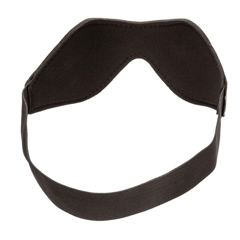 NOCTURNAL EYE MASK PVC LEATHER BLACK