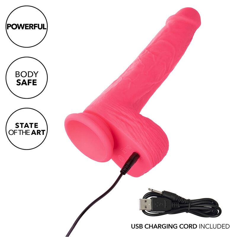 STUDS REALISTIC VIBRATOR 10 VIBRATIONS PINK