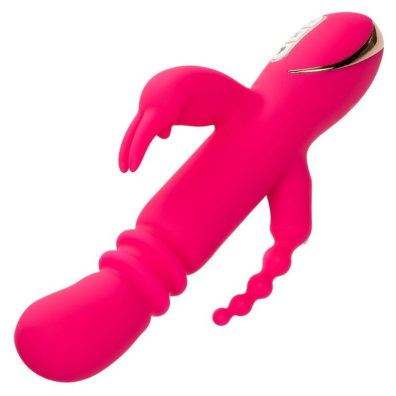 JACK FANTASY TRIPLE HEATED VIBRATOR RABBIT PINK