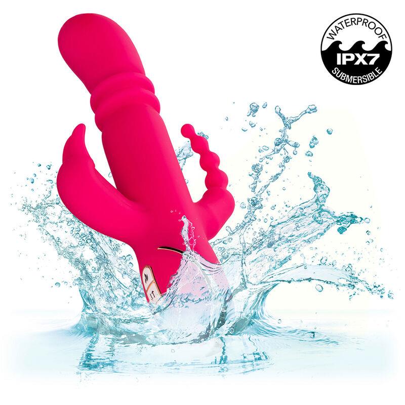 JACK FANTASY TRIPLE HEATED VIBRATOR RABBIT PINK