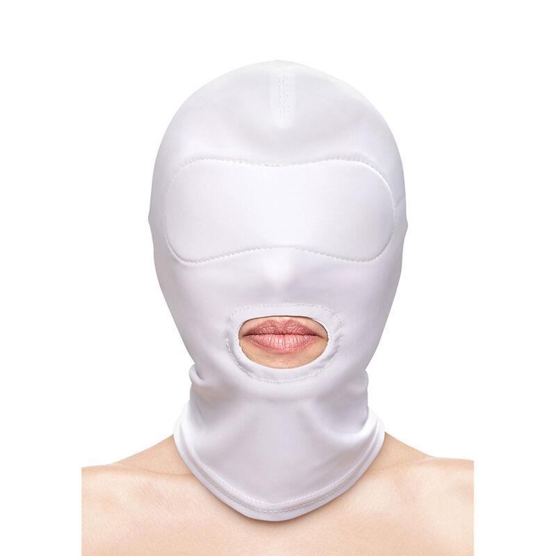 FETISH & FASHION MOUTH HOOD NYLON WHITE