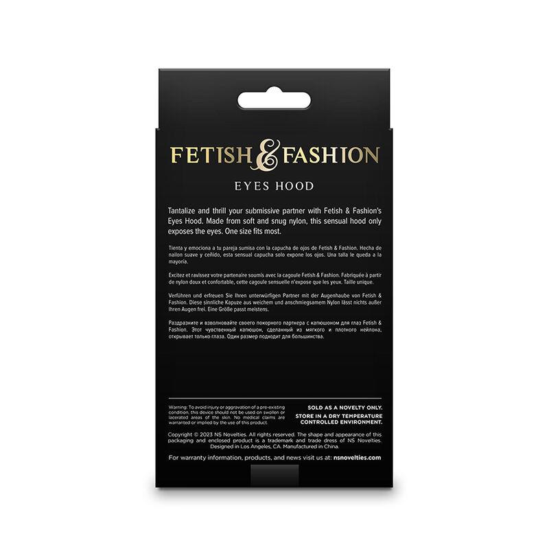 FETISH & FASHION EYES HOOD NYLON BLACK