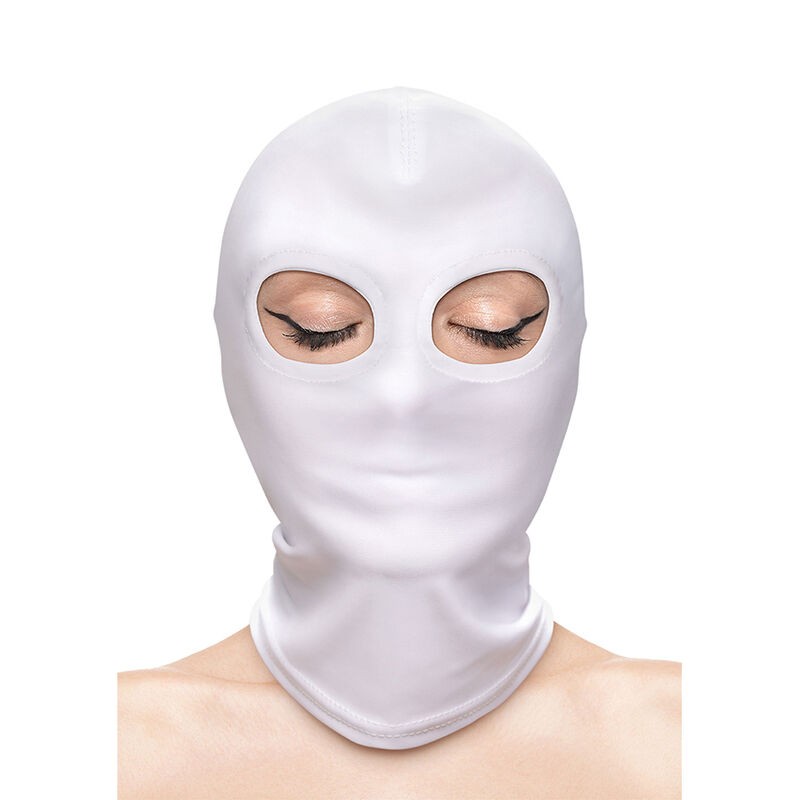 FETISH & FASHION EYES HOOD NYLON WHITE