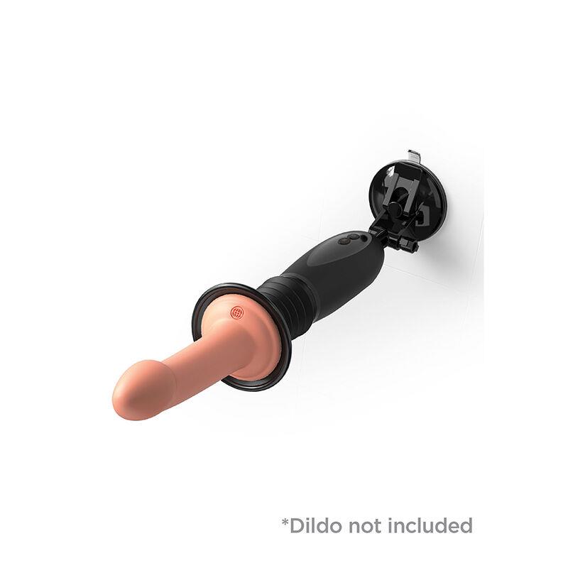 BODY DOCK THRUSTER DILDO CLAMP WITH 7 PUSH MODES BLACK