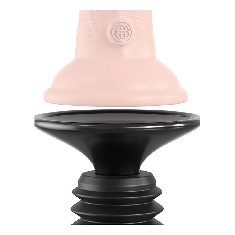 BODY DOCK THRUSTER DILDO CLAMP WITH 7 PUSH MODES BLACK