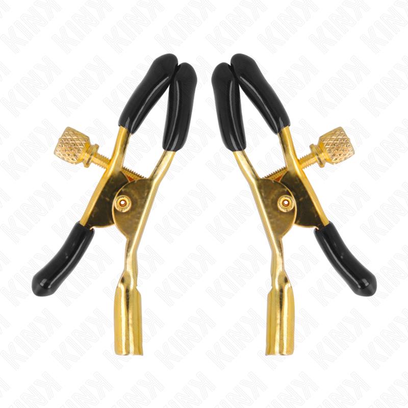GOLD NIPPLE CLAMPS 6 CM