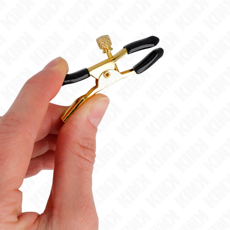 GOLD NIPPLE CLAMPS 6 CM