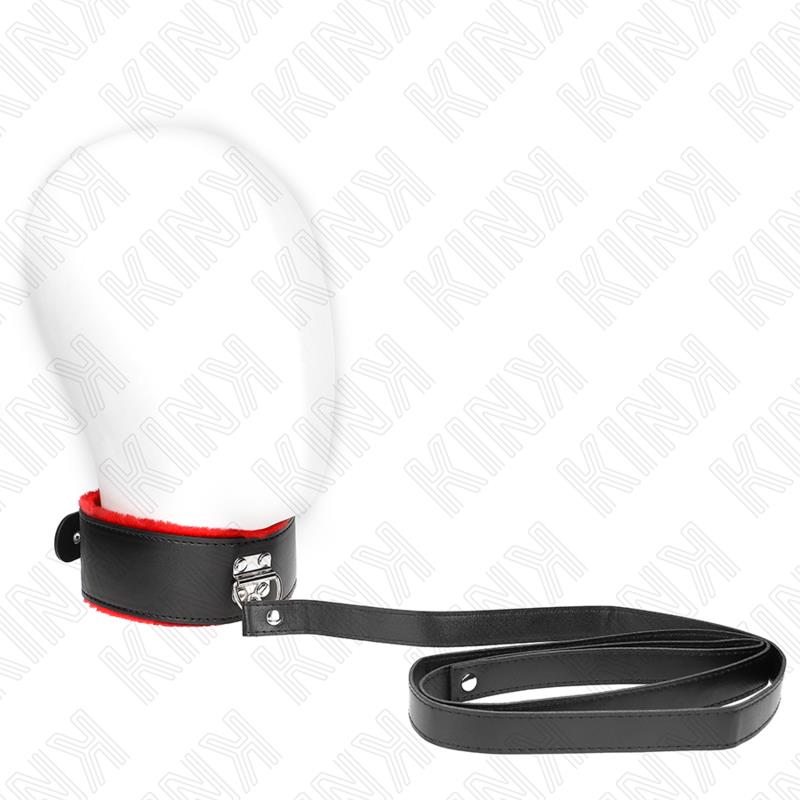 OVRATNIK S PAŠNIKOM 116 CM Z RDEČIM USNENIM TRAKOM PRILAGODLJIV 40-48 CM X 6 CM