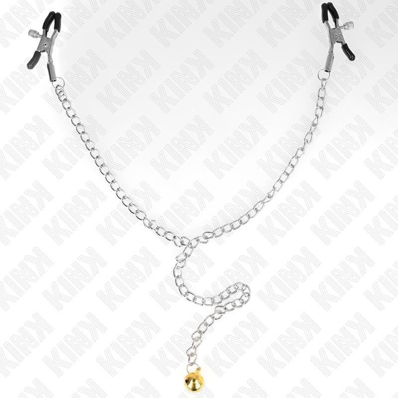 CHAIN NIPPLE CLAMPS WITH BELL 30 CM