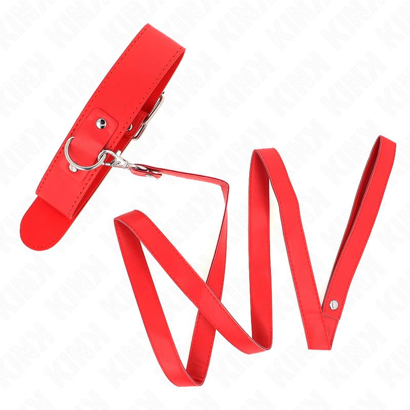 OVRATNIK S PASOM 116 CM RDEČA TRAK PRILAGODLJIV 32-50 CM X 8 CM