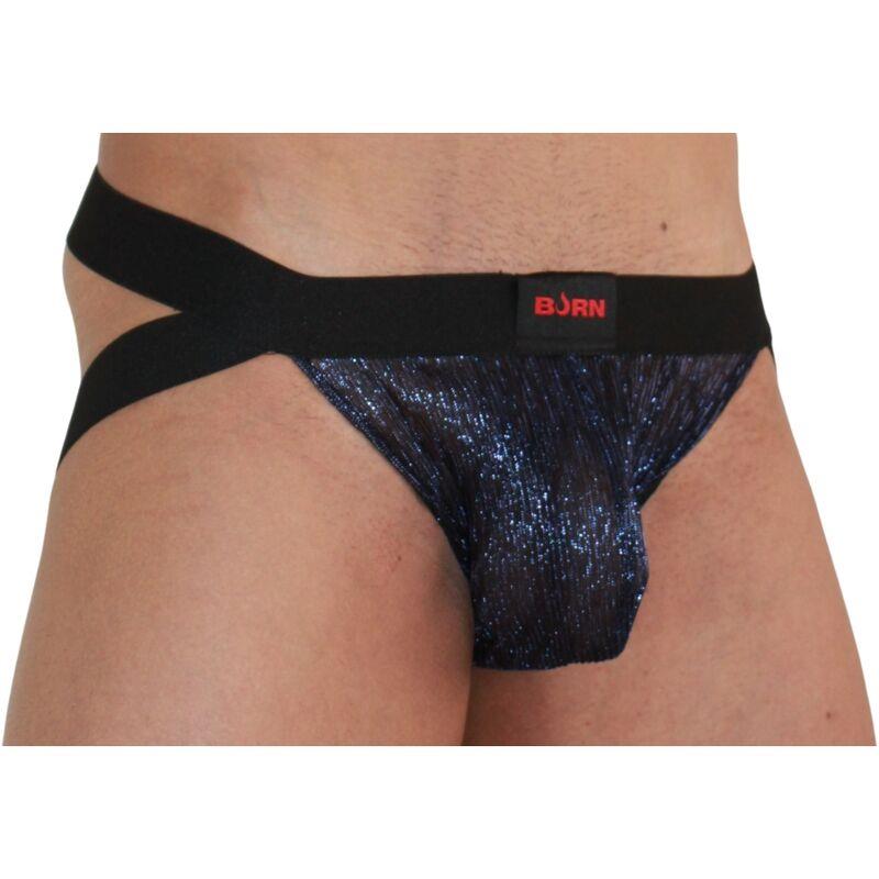 006 JOCK SHINY BLUE / BLACK S