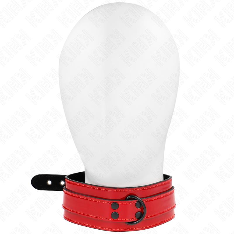 WINE RED ADJUSTABLE NECKLACE 37.5-49.5 CM X 5 CM