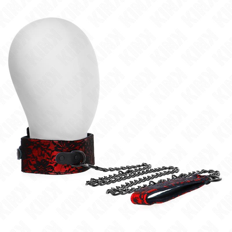 ČIPKANA OVRATNICA S POJASOM S PRAVIM KOŽNIM POJASOM 105 CM / 44 X 5.5 CM