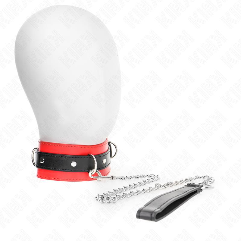 COLLAR WITH BELT 65 CM WITH STRAP RED 54 X 4.5 CM