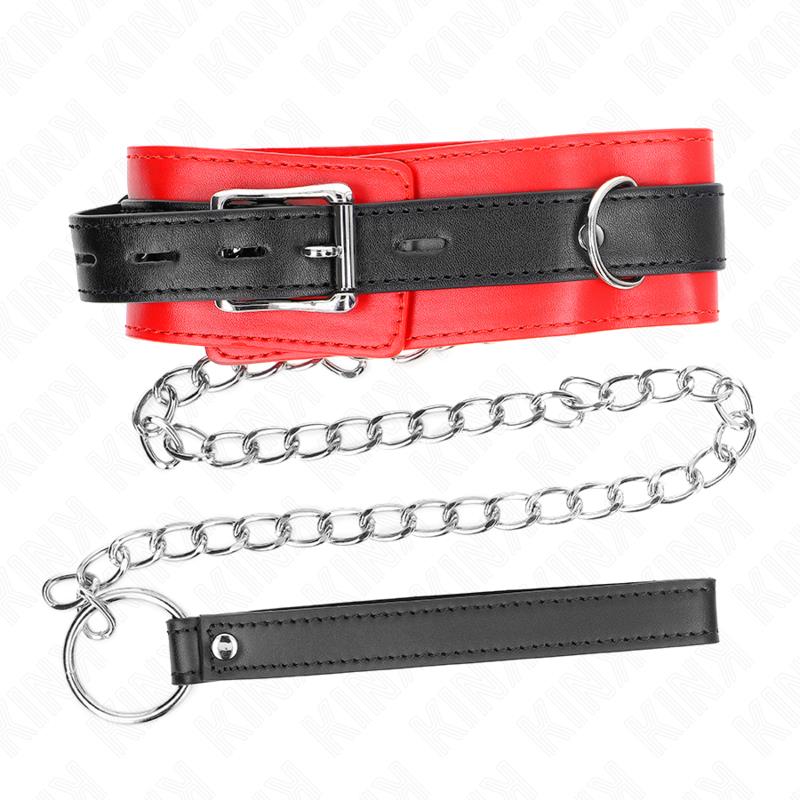 COLLAR WITH BELT 65 CM WITH STRAP RED 54 X 4.5 CM