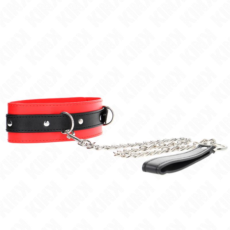COLLAR WITH BELT 65 CM WITH STRAP RED 54 X 4.5 CM