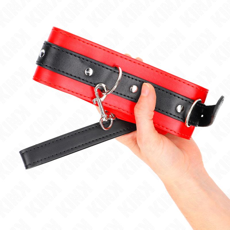 COLLAR WITH BELT 65 CM WITH STRAP RED 54 X 4.5 CM
