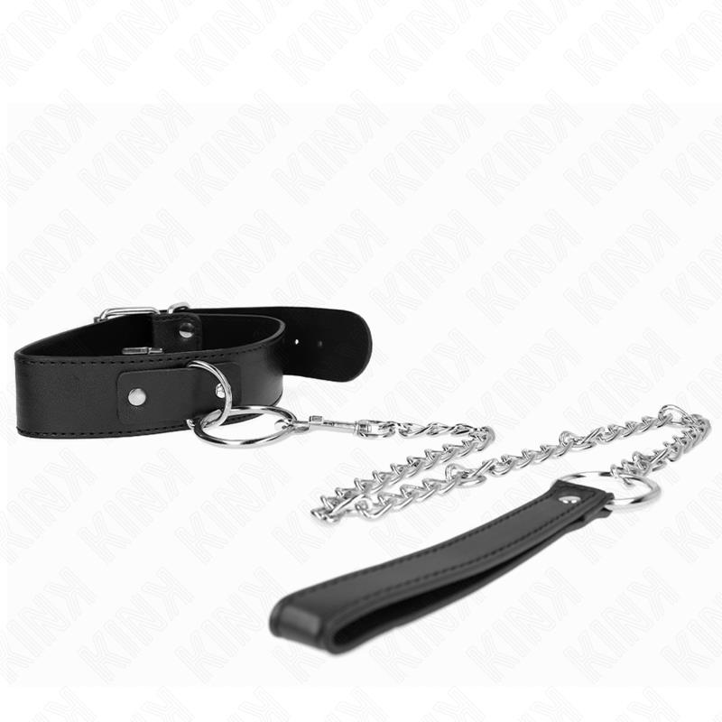 BASIC MODEL COLLAR WITH LEASH MODEL 4 ADJUSTABLE 36-43 CM