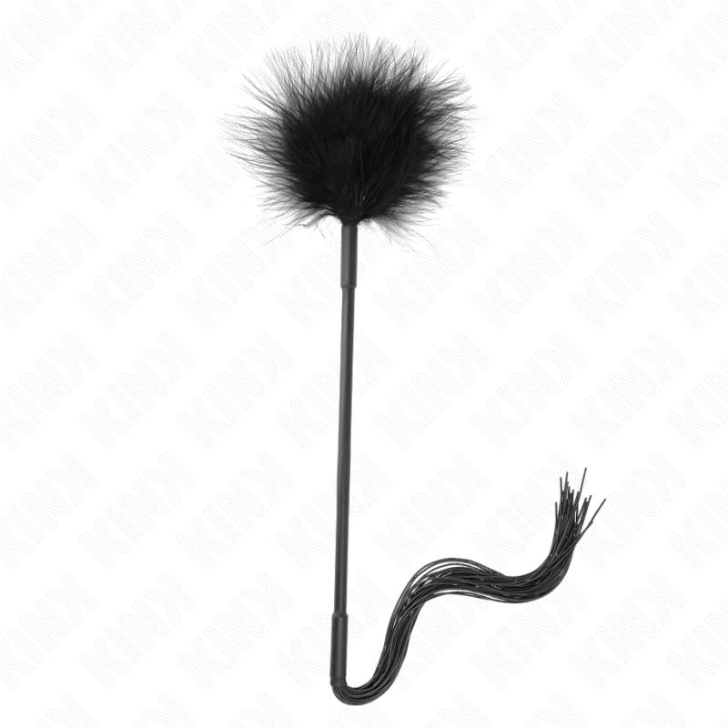 SILICONE WHIP WITH FEATHERS FOR TICKLE 47 CM