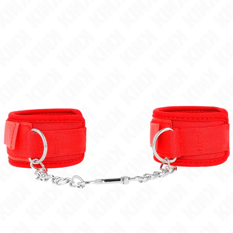 NEOPRENE WRIST RESTRAINTS RED 42 X 5 CM