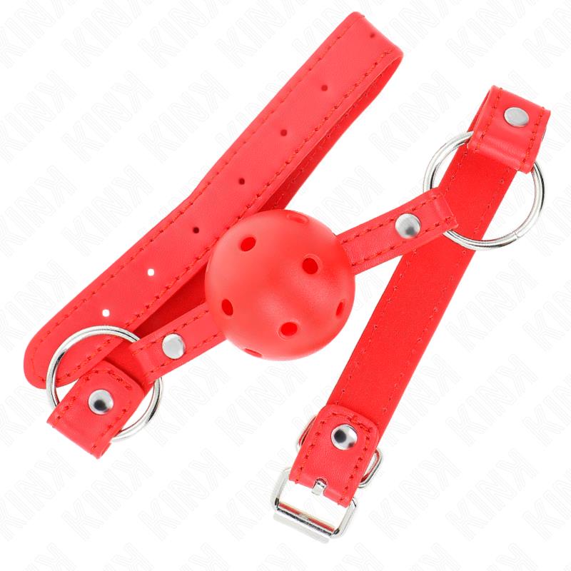 ZRAČNA ŽOGICA 4 CM GAG Z DVOJNIM RIVETOM MODEL 1 RDEČA 62.5 x 2.5 CM NASTAVLJIV 42-58 CM