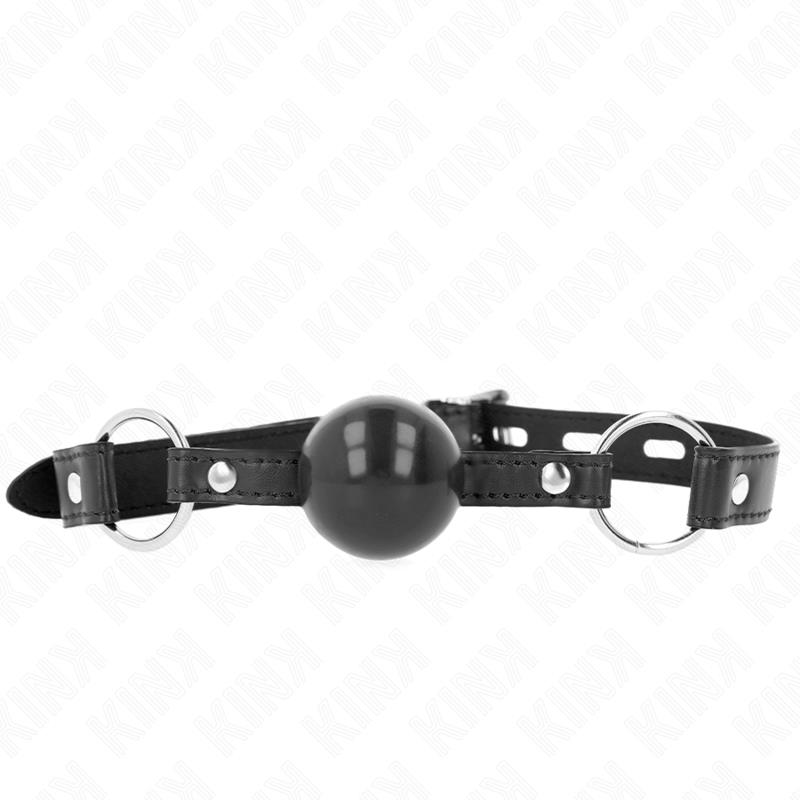 BLACK TPE BALL 4 CM GAG 60 x 2 CM
