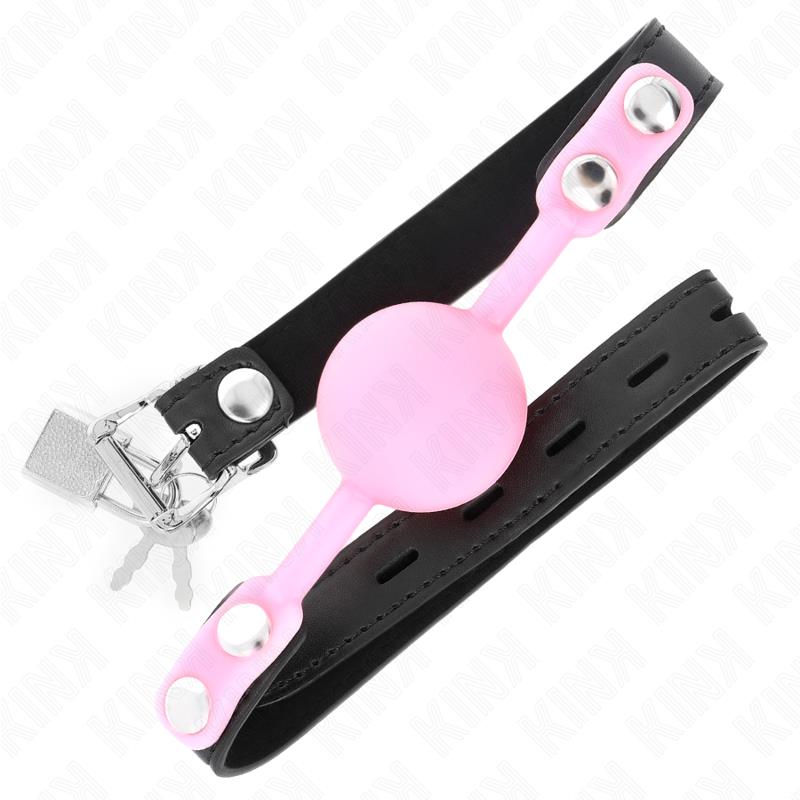 LUMINOUS SILICONE BALL 4 CM GAG 60 x 2 CM