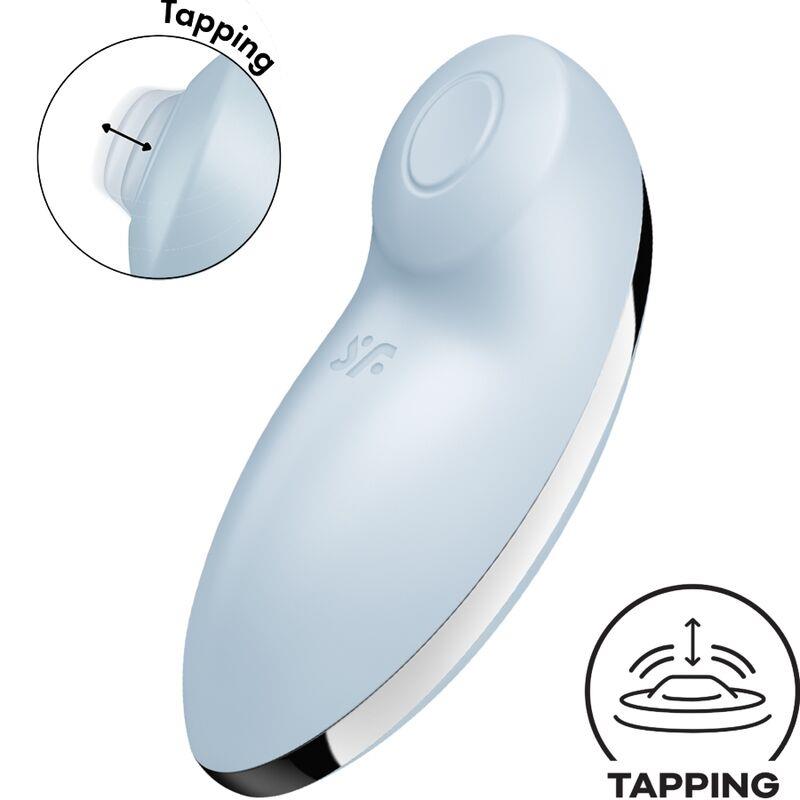 TAP & CLIMAX 2 VIBRATOR & STIMULATOR BLUE