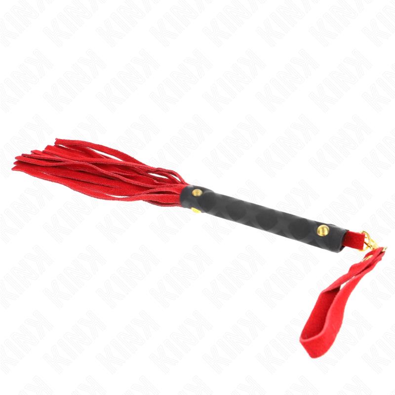 RED SUEDE MINI WHIP 30 CM