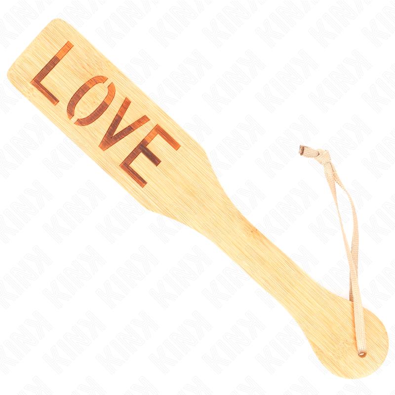 BAMBOO PALETTE WORD LOVE 32 X 5.5 CM