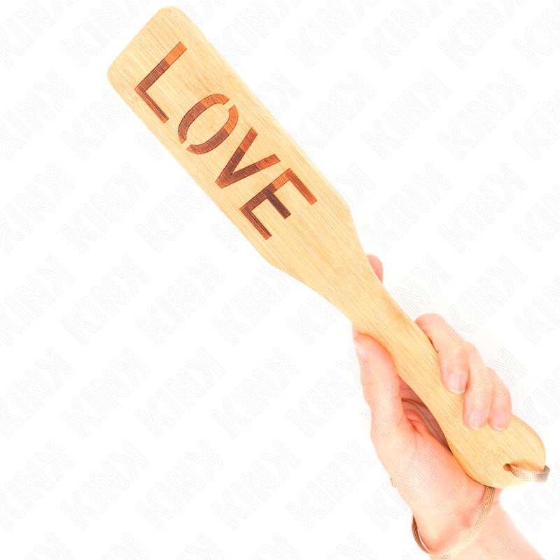 BAMBOO PALETTE WORD LOVE 32 X 5.5 CM