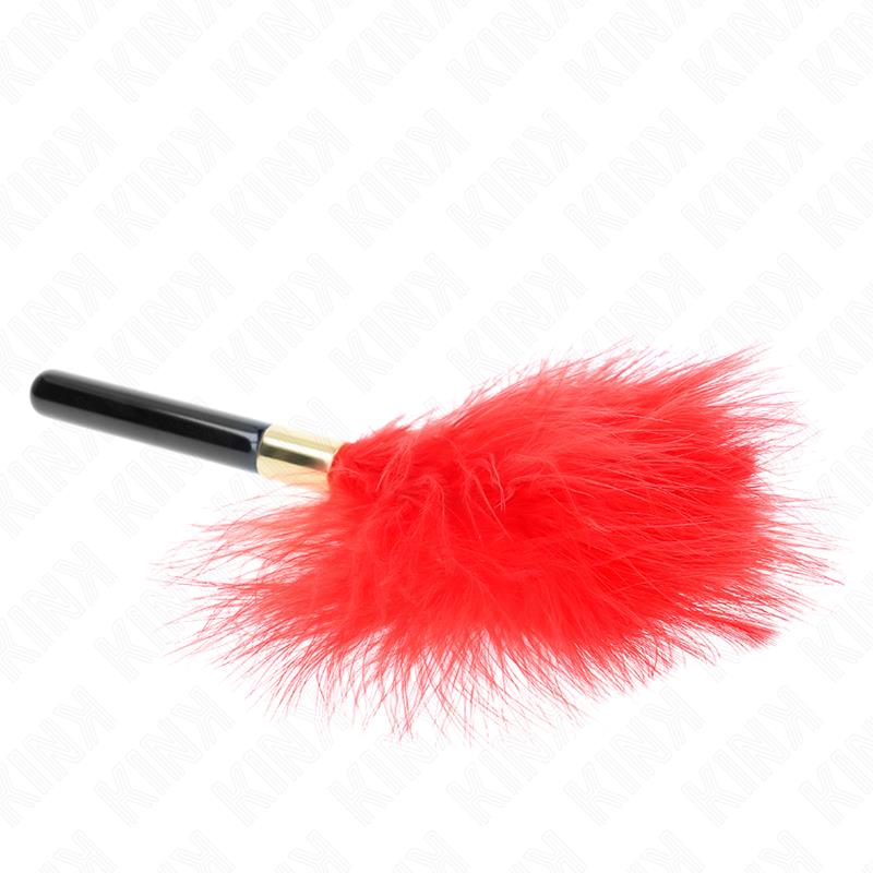 CRVENA ZLATNE METALNE PERA 18 CM