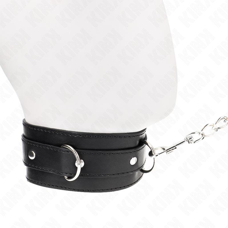 COLLAR WITH BELT 65 CM WITH STRAP BLACK 54 X 4.5 CM