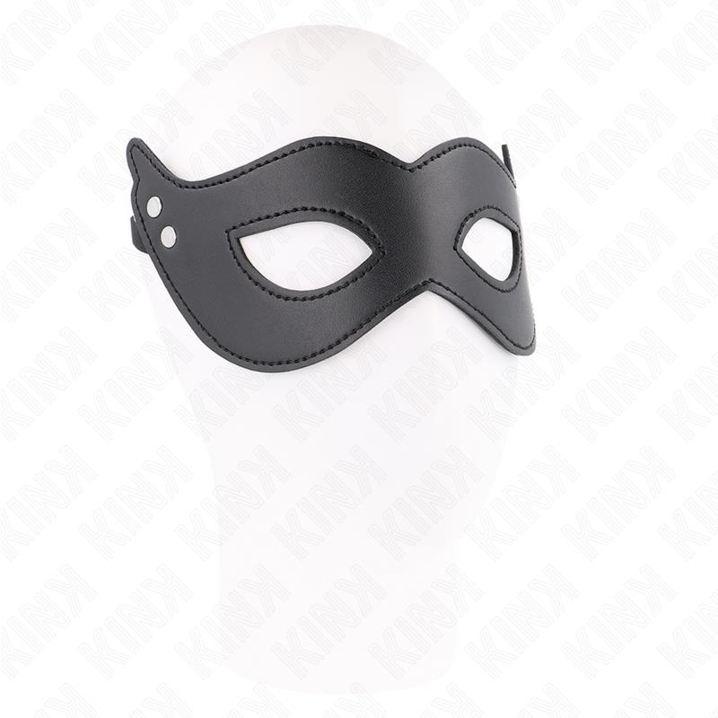 LEATHERETTE MASK WITH RIVETS MODEL 1 26 x 8 CM