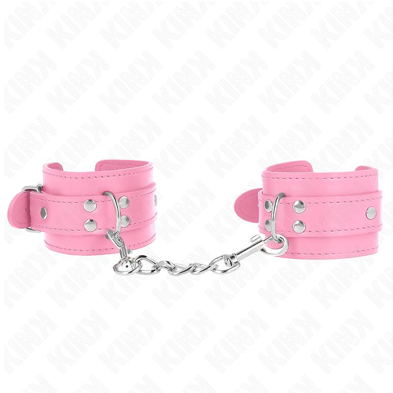 ENOSTAVNE ZAVEZE ZA ZAPESTJE ROZA PRILAGODLJIVE 20-23 CM X 5.5 CM