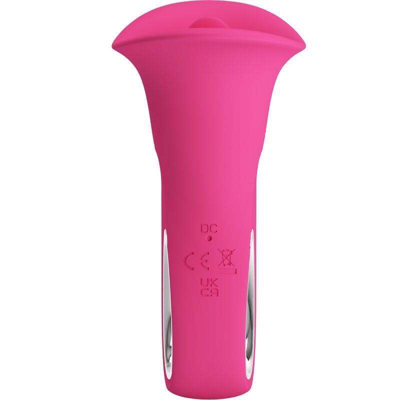 CLYDE ORAL VIBRATOR VIBRATING TONGUE 12 VIBRATIONS PINK