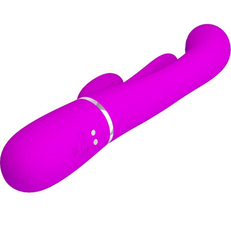 SHANIA TRIPLE RABBIT VIBRATOR MULTIFUNCTION PINK