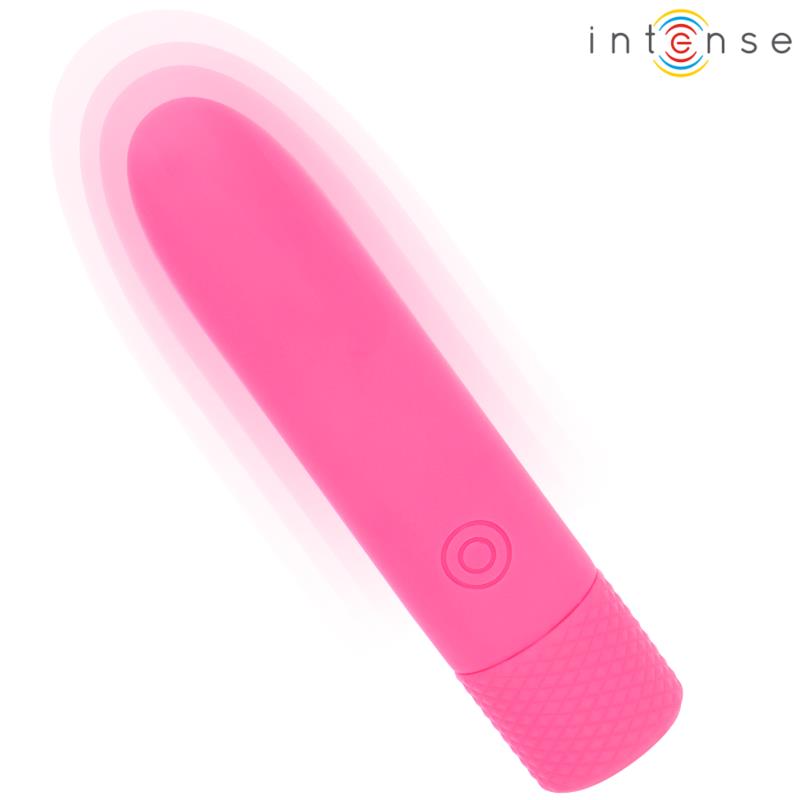 SYMONE USB RECHARGEABLE VIBRATING BULLET 8 VIBRATIONS PINK 10 X 2.2 CM