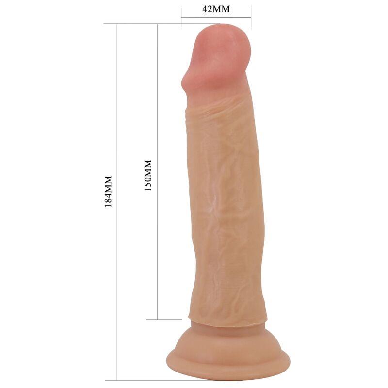 QUENTIN REALISTIČNI DILDO 18 CM KOŽA