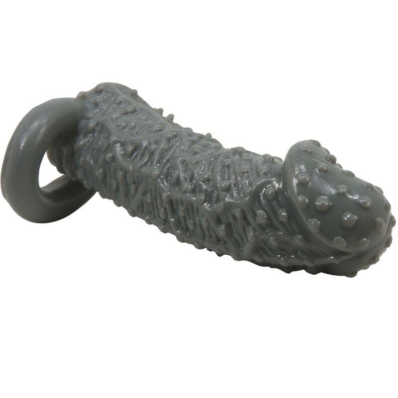 REALISTIC PENIS ENLARGER AND DELAY SLEEVE MODEL 2 GREY