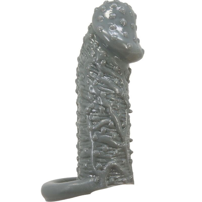 REALISTIC PENIS ENLARGER AND DELAY SLEEVE MODEL 2 GREY