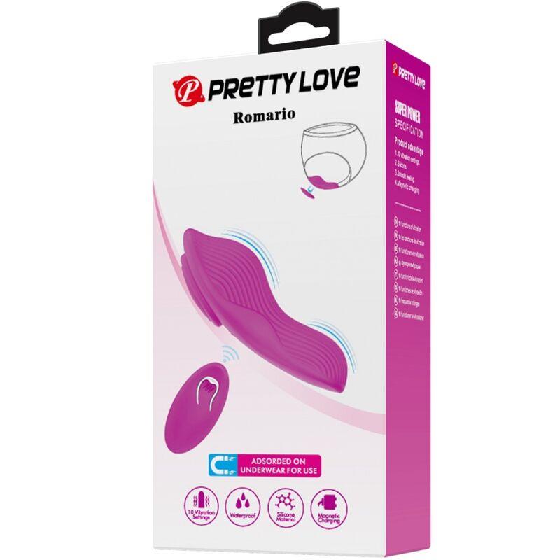 ROMARIO LAY-ON CLITORIS STIMULATOR REMOTE CONTROL PINK