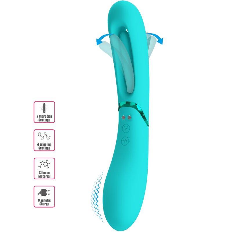 LEXIE G-SPOT VIBRATOR 7 VIBRACIJ MODRA
