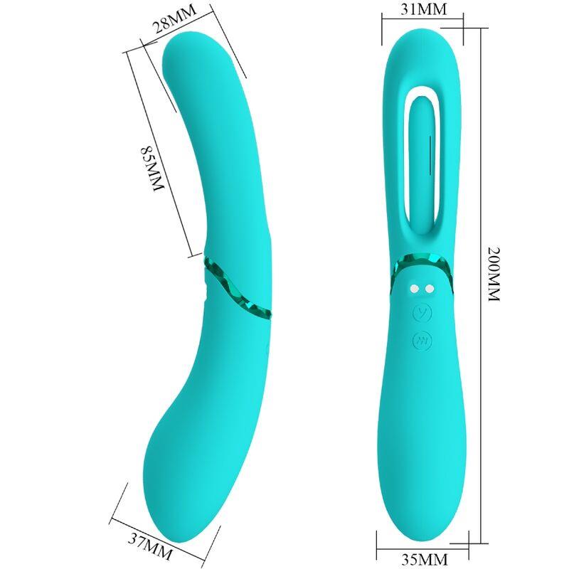 LEXIE G-SPOT VIBRATOR 7 VIBRACIJ MODRA