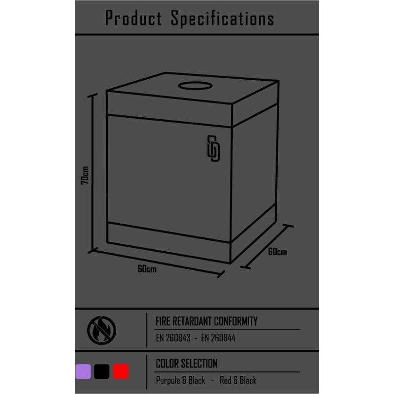 KINK CLUB CABINA BUKKAKE CRNA & CRVENA