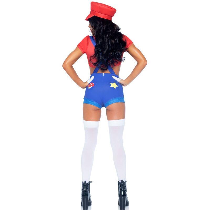 SEXY COSTUME MARIO BROS RED/BLUE S